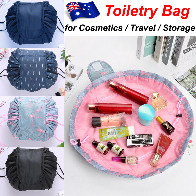 Travel Cosmetic Make Up Bag Organiser Wash Drawstring Pouch Beauty Case NEW Travel Cosmetic Make Up Bag Organiser Wash Drawstring Pouch Beauty Case NEW