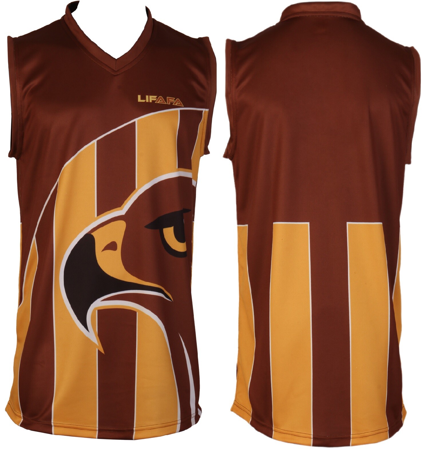 Sports Hawthorn Hawks Youth Adult AFL Footy Singlet Teams Sport Jersey Tee Shirt Sports Hawthorn Hawks Youth Adult AFL Footy Singlet Teams Sport Jersey Tee Shirt