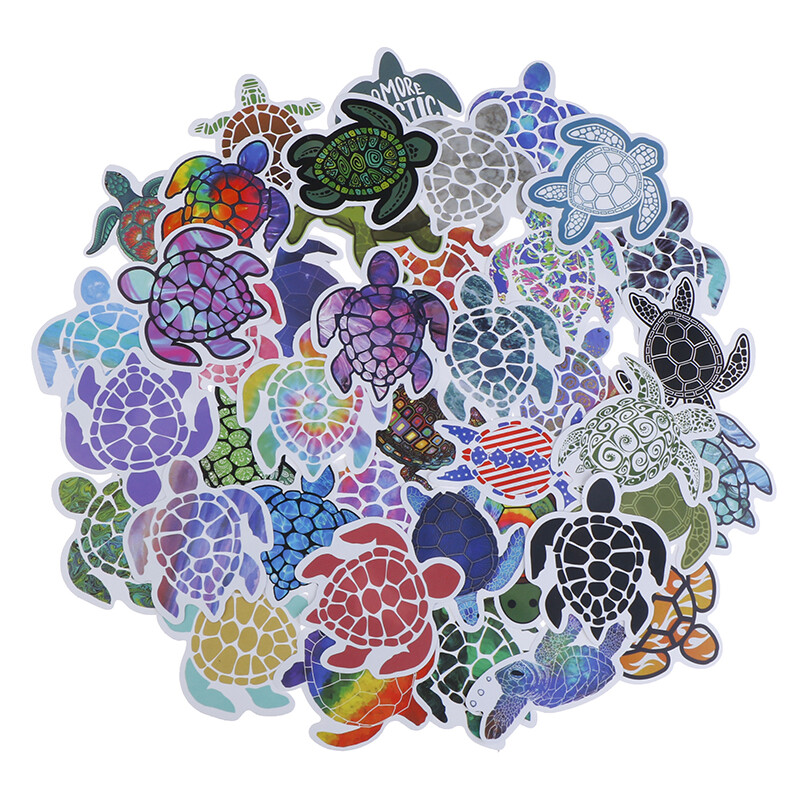 41Pcs Sea Turtle Stickers Cartoon Stickers Pack For Skateboard Car Kids T-SL Y1 41Pcs Sea Turtle Stickers Cartoon Stickers Pack For Skateboard Car Kids T-SL Y1