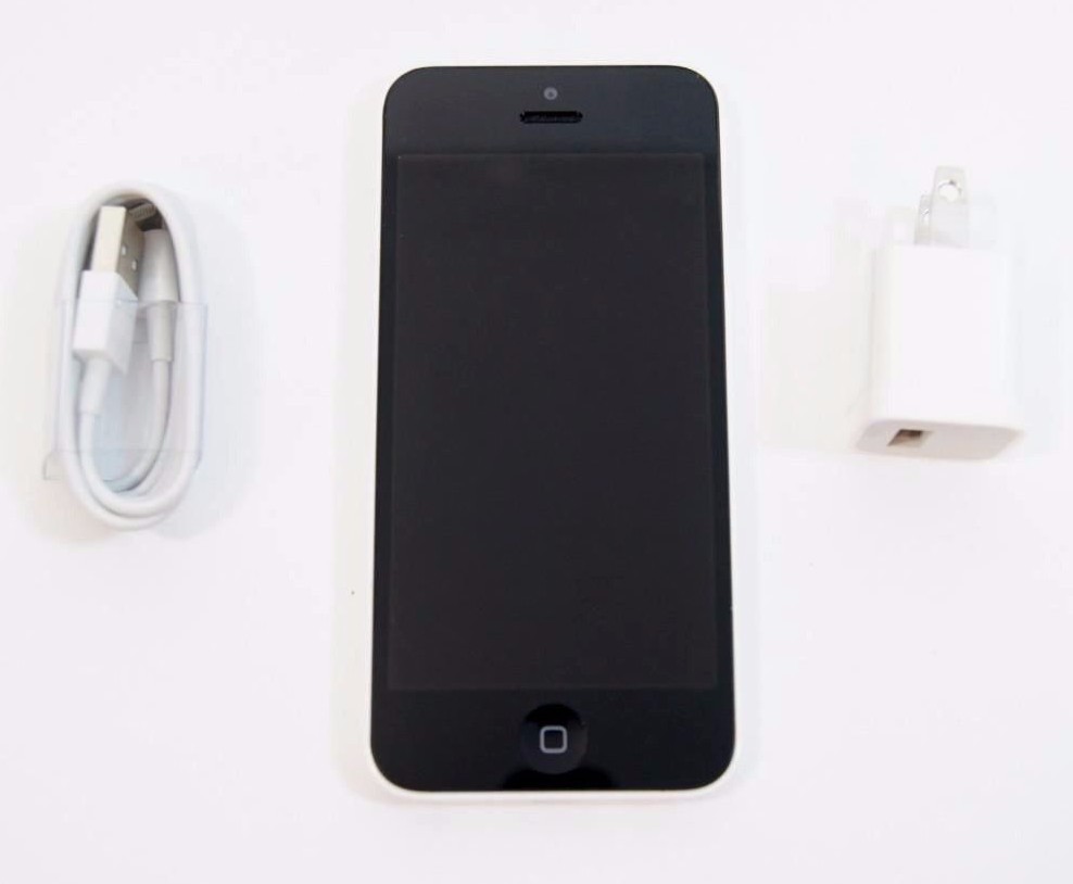 Good Used Apple iPhone 5C 16GB White Unlocked GSM T-Mobile Metro AT&T A1532
