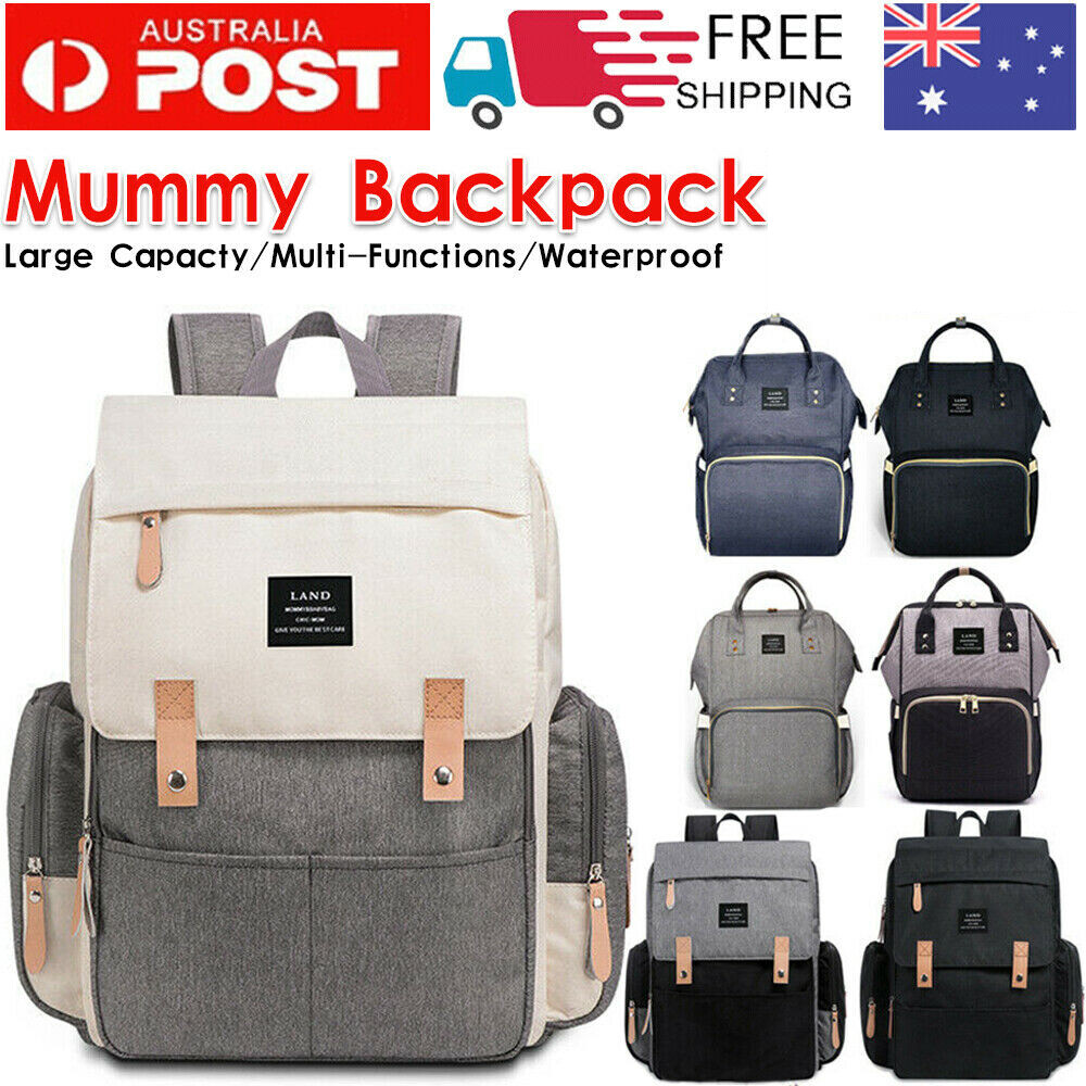 Multifunctional Baby Diaper Nappy Backpack Waterproof Mummy Changing Bag Multifunctional Baby Diaper Nappy Backpack Waterproof Mummy Changing Bag