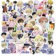 50pcs Ouran High School Host Club Stickers Graffiti Laptop Fujioka Haruhi Decals 50pcs Ouran High School Host Club Stickers Graffiti Laptop Fujioka Haruhi Decals