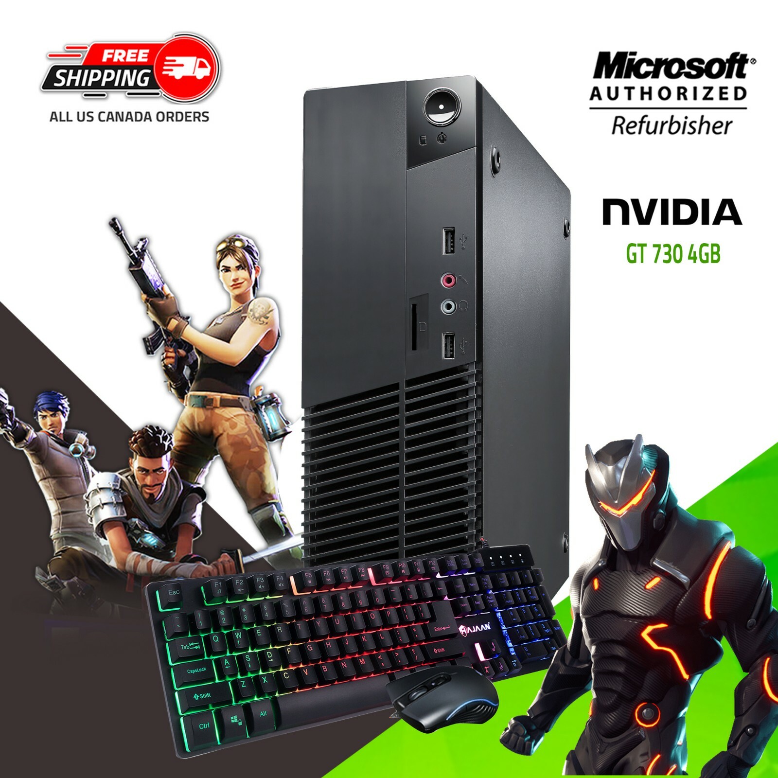 Lenovo Gaming Desktop Computer PC Nvidia GT 8GB-16GB 256GB-1TB SSD Win 10 Pro Lenovo Gaming Desktop Computer PC Nvidia GT 8GB-16GB 256GB-1TB SSD Win 10 Pro