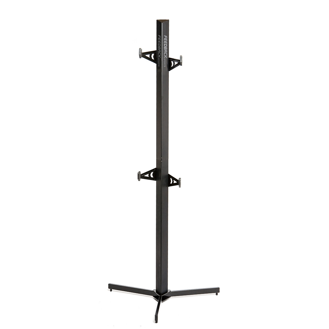 Feedback Sports Velo Cache Stand Vertical Bike Storage Stand (For 2 Bike) -Black Feedback Sports Velo Cache Stand Vertical Bike Storage Stand (For 2 Bike) -Black