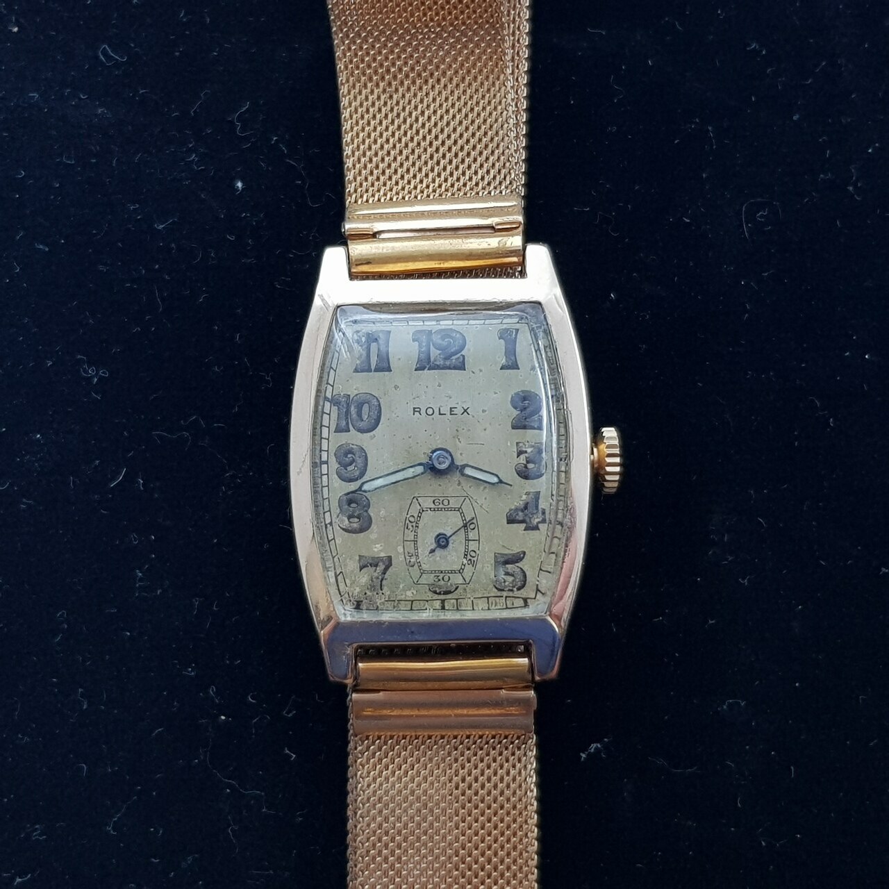VINTAGE ROLEX PRIMA WATCH 9CT GOLD CASE MANUAL 578 GC BAND #48962 VINTAGE ROLEX PRIMA WATCH 9CT GOLD CASE MANUAL 578 GC BAND #48962