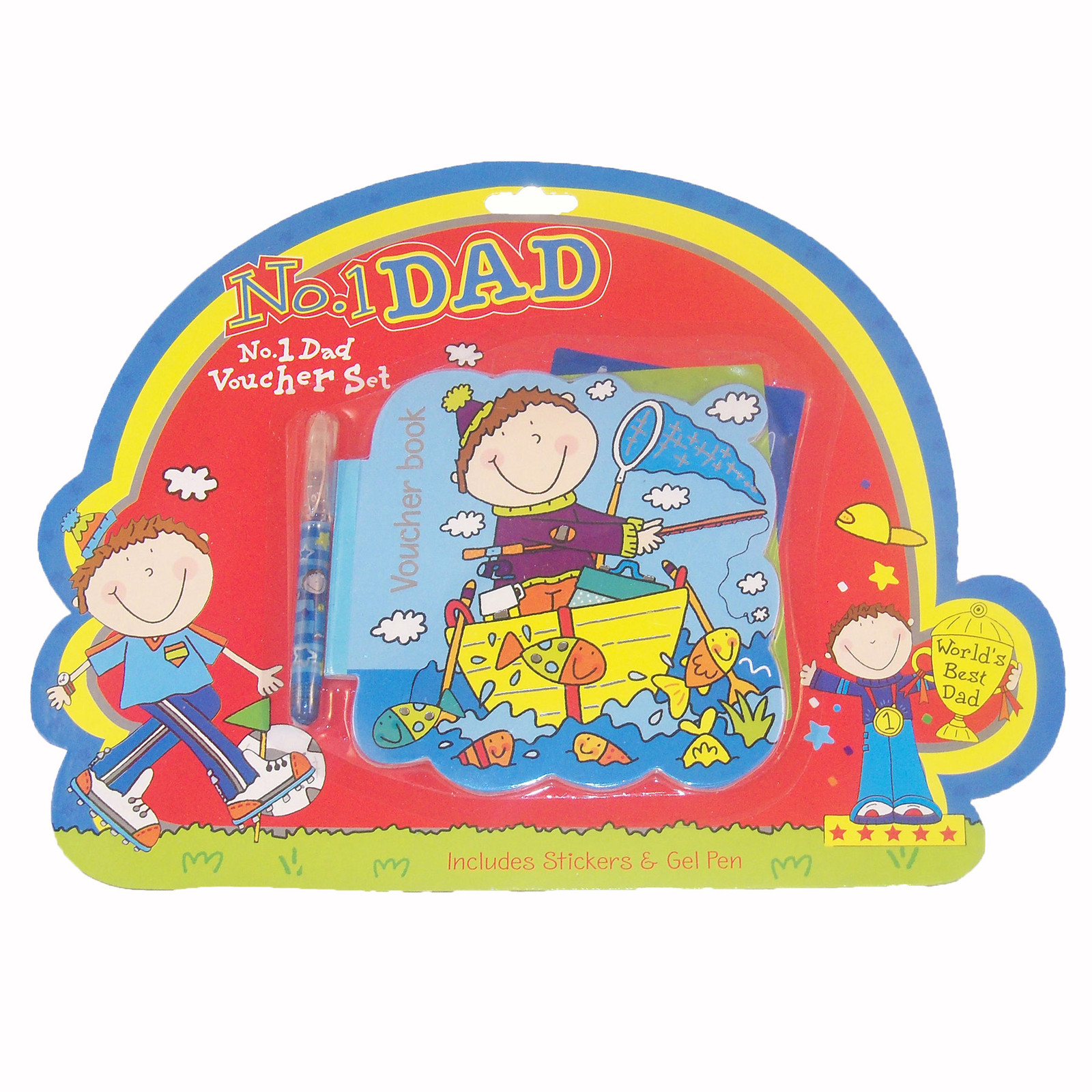 Father’s Day Fun “No. 1 Dad” Novelty Voucher Book with Stickers and Pen Father’s Day Fun “No. 1 Dad” Novelty Voucher Book with Stickers and Pen