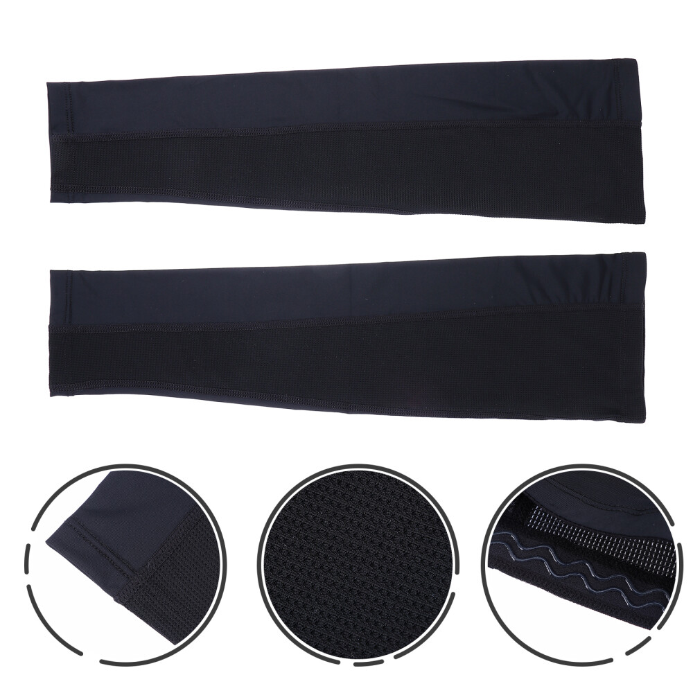 1 Pair Protective Outdoor Sports Sleeves Cooling Arm Coverings for Outdoor