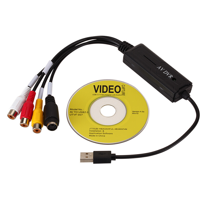 USB 2.0 Easycap Audio Video Capture Card Adapter VHS To DVD Video For Windows 10 USB 2.0 Easycap Audio Video Capture Card Adapter VHS To DVD Video For Windows 10