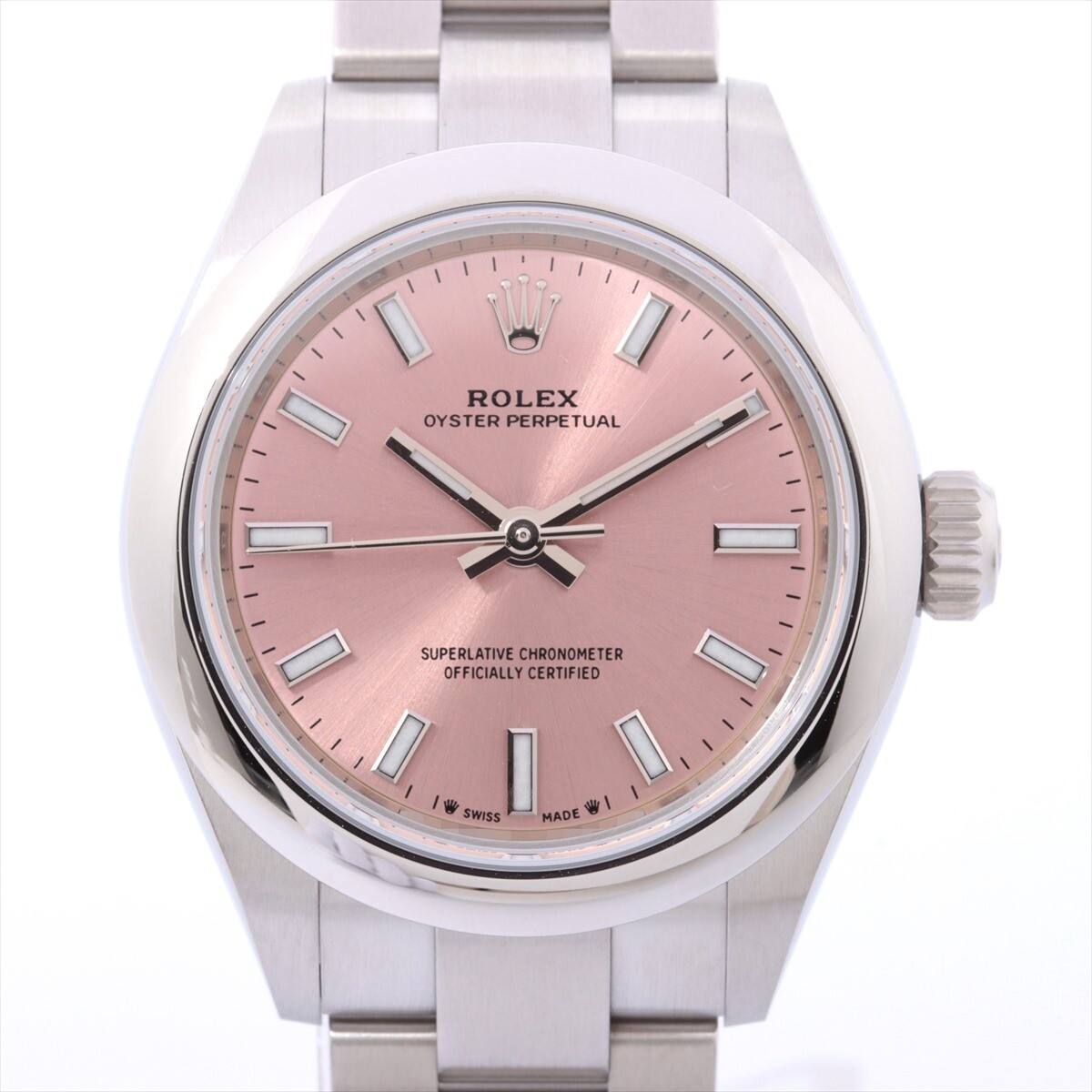 Rolex Oyster Perpetual 276200 Stainless Steel AT Pink Dial Rolex Oyster Perpetual 276200 Stainless Steel AT Pink Dial