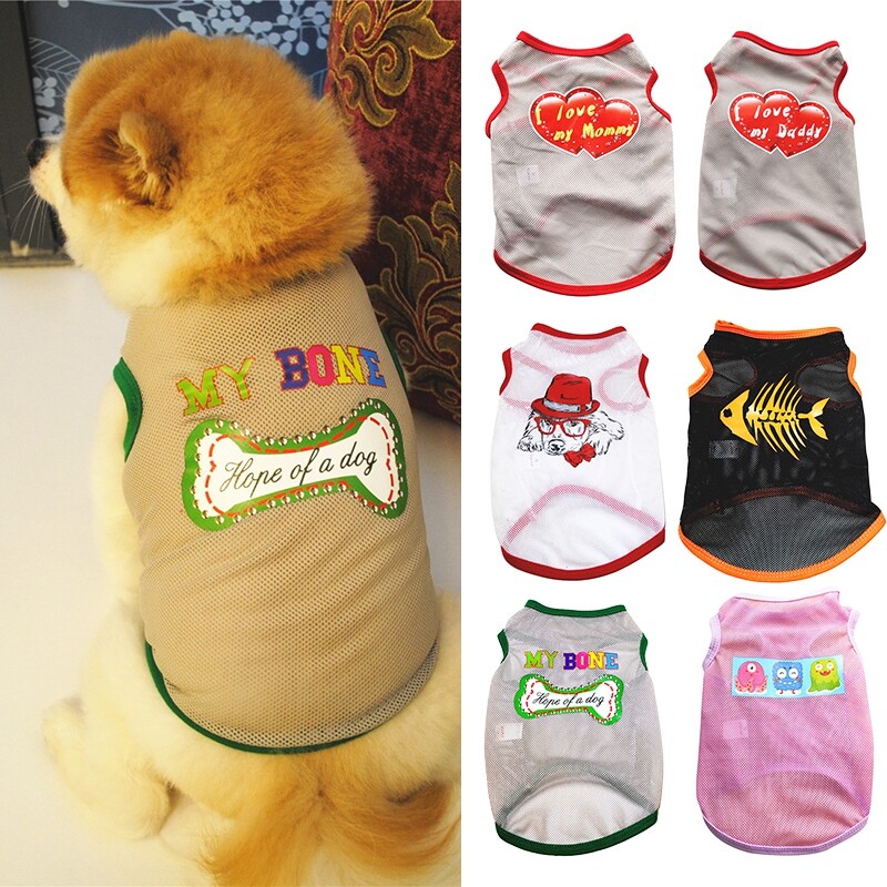 Pet Dog Puppy Clothes Coat Jacket Summer Vest Breathable Sunscreen Clothing Pet Dog Puppy Clothes Coat Jacket Summer Vest Breathable Sunscreen Clothing