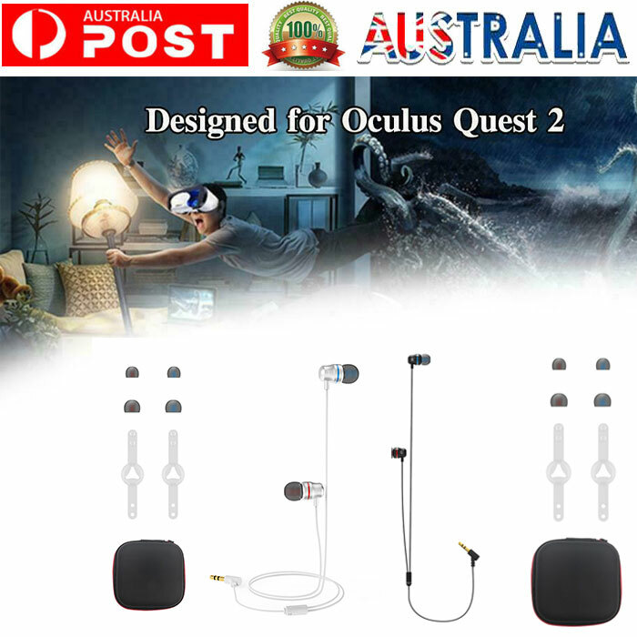 VR Game In-ear Earbuds cable Earphones for Oculus Quest 2 VR Headset Accessories VR Game In-ear Earbuds cable Earphones for Oculus Quest 2 VR Headset Accessories