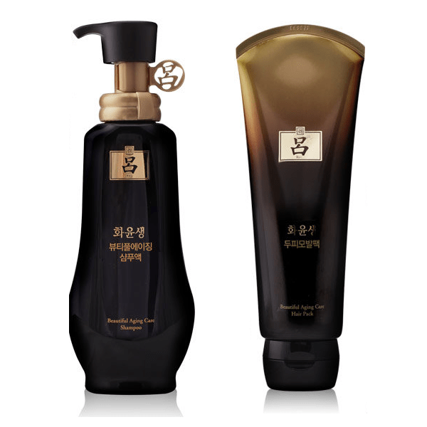 Ryo Hwayoon Shampoo 350ml & Beautiful Aging Care Hair Pack 230ml Amore Pacific Ryo Hwayoon Shampoo 350ml & Beautiful Aging Care Hair Pack 230ml Amore Pacific
