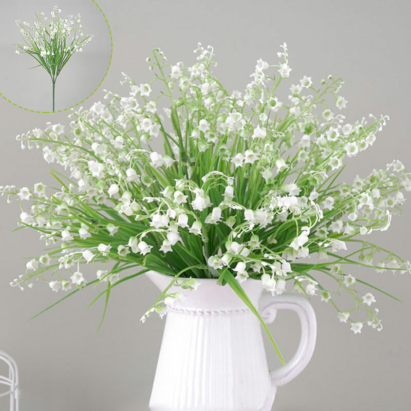 Artificial Flower Fake Plants Simulation Lily Wedding Garden Home Decoration New Artificial Flower Fake Plants Simulation Lily Wedding Garden Home Decoration New