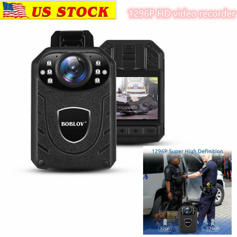 BOBLOV 1296P Body Wearable Camera Support Memory Expand Max 128G Portable USA BOBLOV 1296P Body Wearable Camera Support Memory Expand Max 128G Portable USA