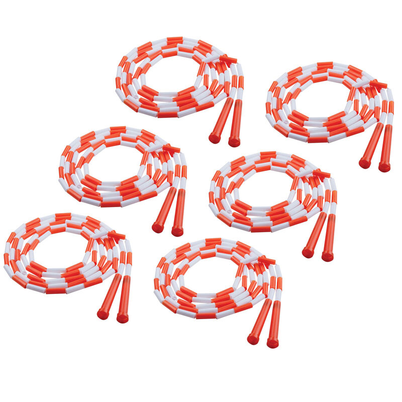 CHAMPION SPORTS (6 EA) PLASTIC SEGMENTED ROPES 10FT PR10BN CHAMPION SPORTS (6 EA) PLASTIC SEGMENTED ROPES 10FT PR10BN