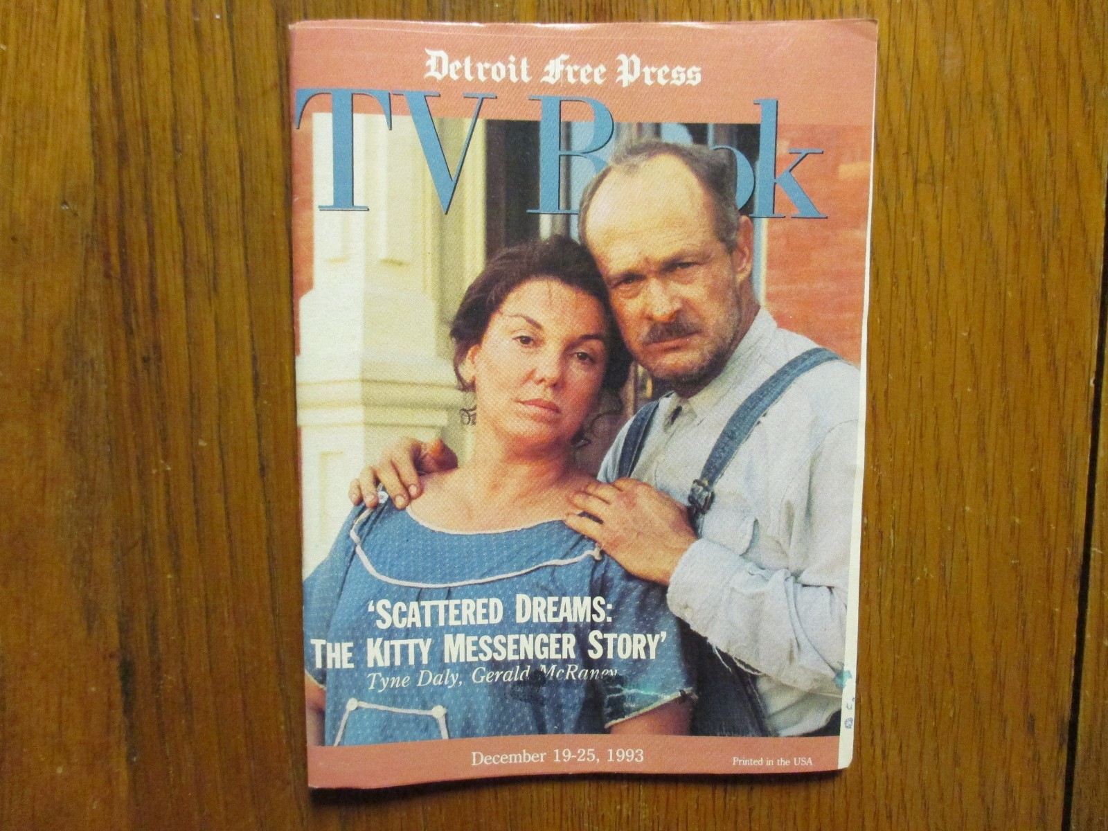 December 19, 1993 Detroit Free Press TV Book/Magazine(GERALD McRANEY/TYNE DALY) December 19, 1993 Detroit Free Press TV Book/Magazine(GERALD McRANEY/TYNE DALY)