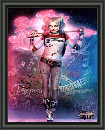 Margot Robbie – Harley Quinn – Signed A4 Photo Poster – FREE POSTAGE Margot Robbie – Harley Quinn – Signed A4 Photo Poster – FREE POSTAGE