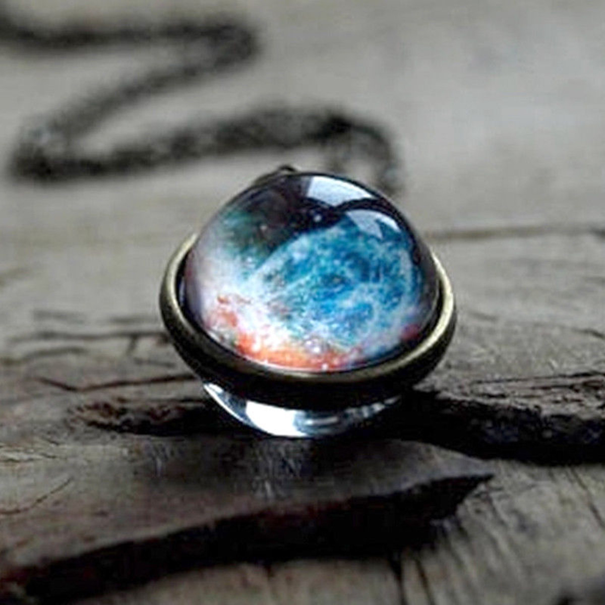 Necklace Handmade Glass Ball Solar System Galaxy Pendant Moon Space Universe Hot Necklace Handmade Glass Ball Solar System Galaxy Pendant Moon Space Universe Hot