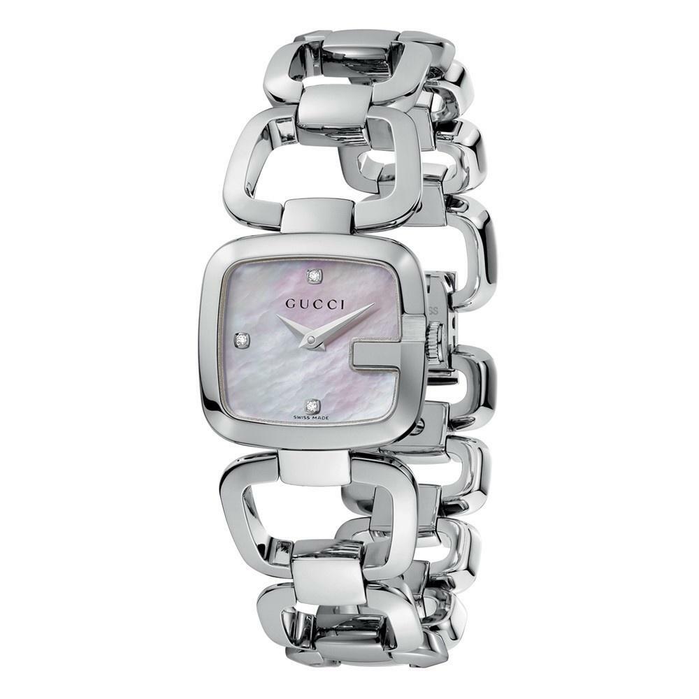 Gucci YA125502 125 Series 24MM Women’s Diamond Stainless Steel Watch Gucci YA125502 125 Series 24MM Women’s Diamond Stainless Steel Watch