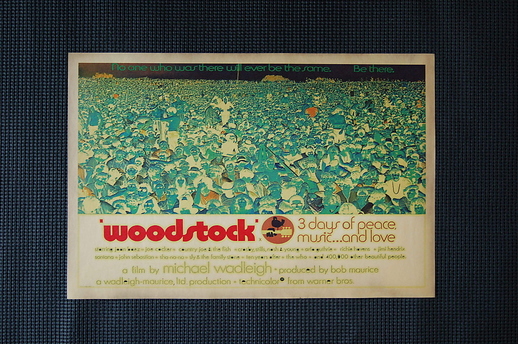 Woodstock Tour Poster 1969 #4 Woodstock Tour Poster 1969 #4