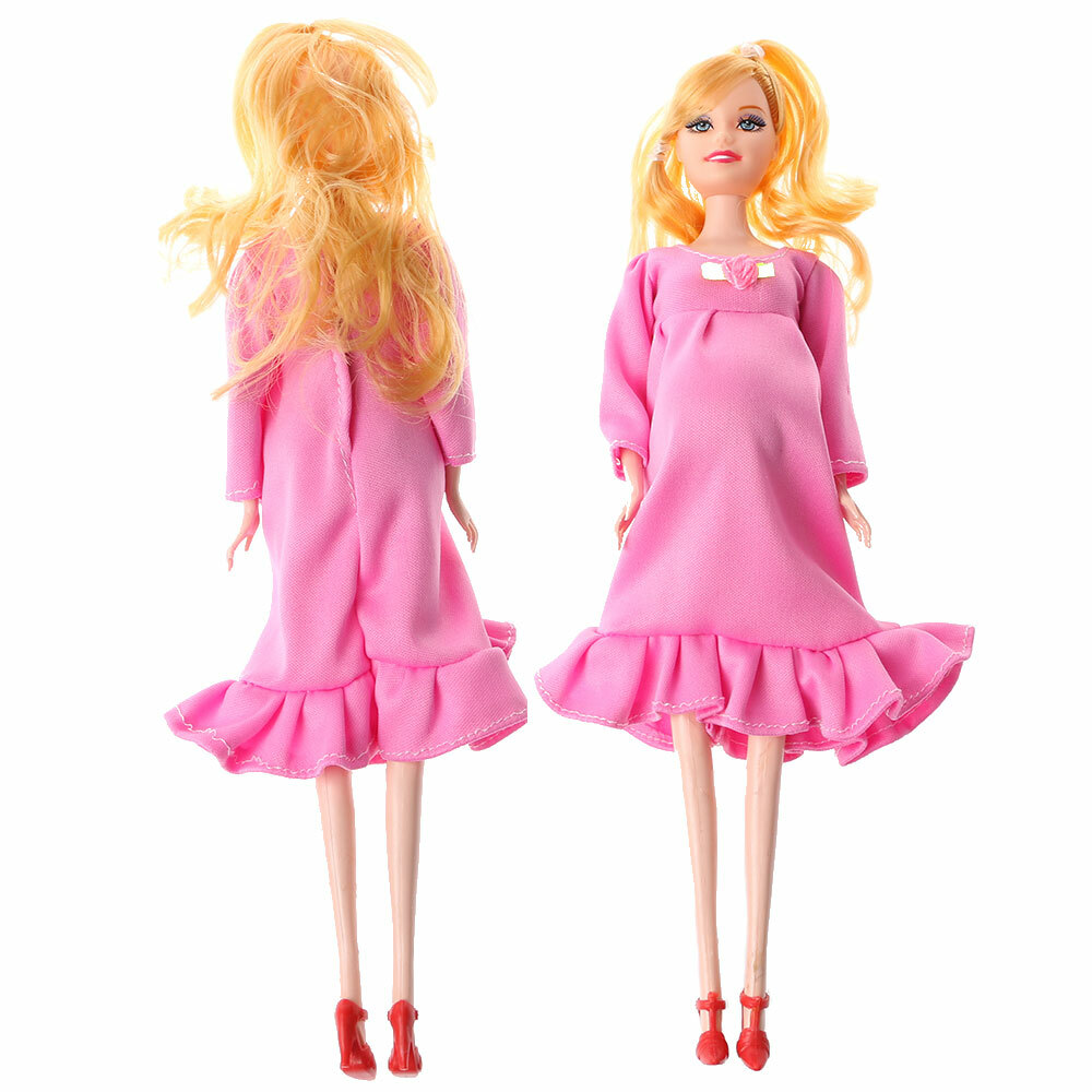 Educational Real Pregnant Suits Gold Hair Mom Doll with Mini Baby in Her Tummy Educational Real Pregnant Suits Gold Hair Mom Doll with Mini Baby in Her Tummy