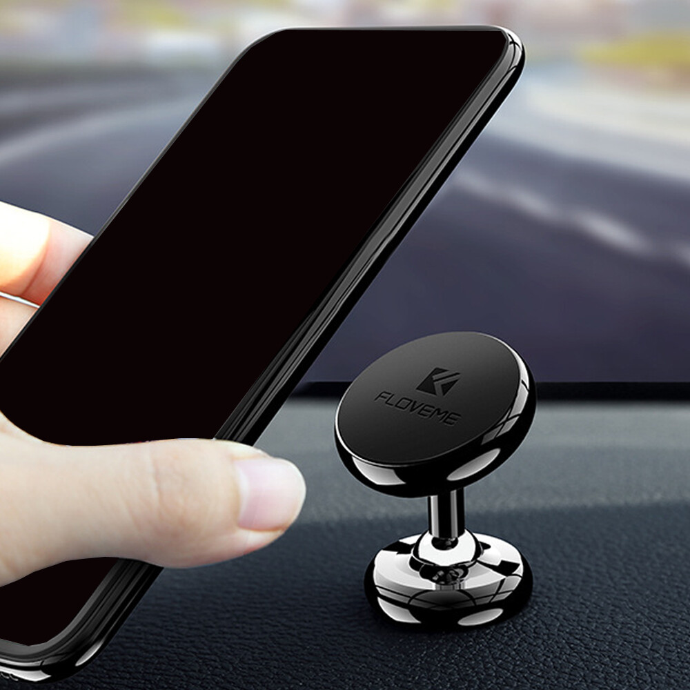 1x Floveme 360°Degree Rotating Holder Car Magnetic Phone Mount Stand Accessories 1x Floveme 360°Degree Rotating Holder Car Magnetic Phone Mount Stand Accessories