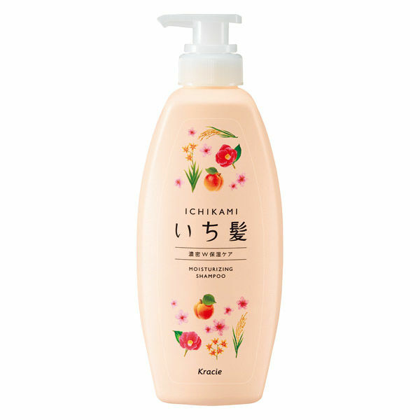 Ichikami Hair Shampoo Deep W Moisturizing Care 480ml Pump Kracie Japan Ichikami Hair Shampoo Deep W Moisturizing Care 480ml Pump Kracie Japan