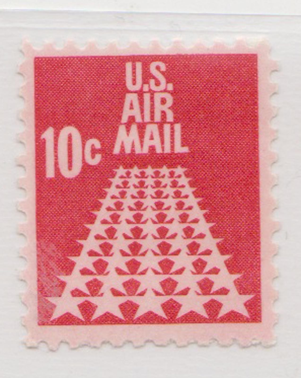 (UST-345) 1973 USA 11c De Forest Audios air Mail (C) (UST-345) 1973 USA 11c De Forest Audios air Mail (C)