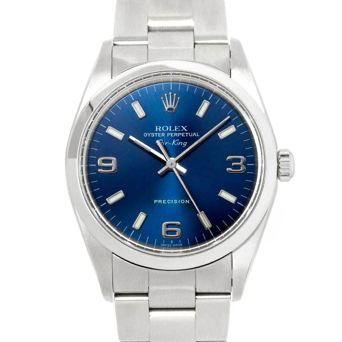ROLEX Air-King 14000 serial A Automatic Blue Dial Mens Wrist Watch 90117500 ROLEX Air-King 14000 serial A Automatic Blue Dial Mens Wrist Watch 90117500