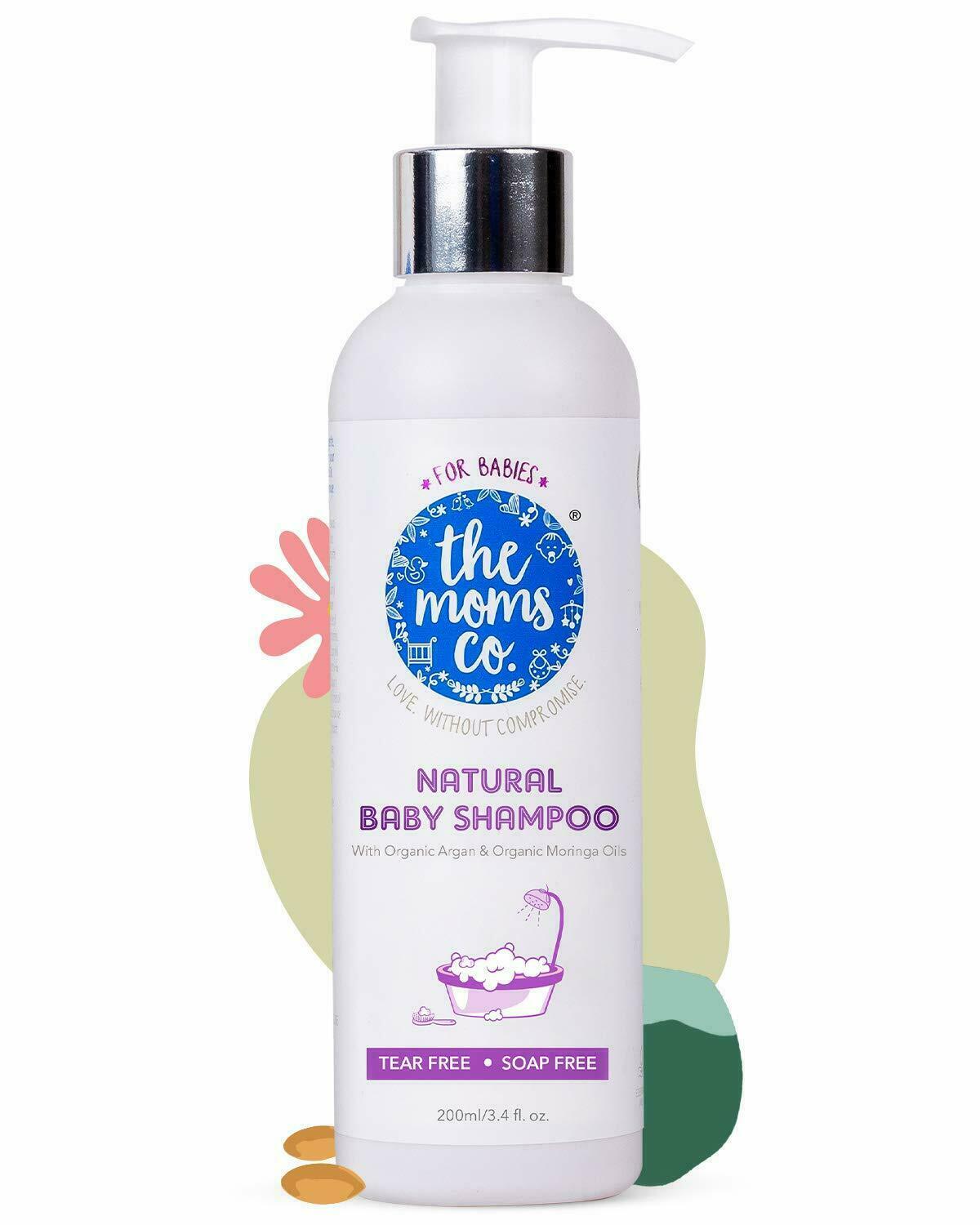 The Moms Co Natural Baby Shampoo 200 ml + Free Shipping The Moms Co Natural Baby Shampoo 200 ml + Free Shipping