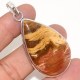 Rhyolite Jasper 925 Silver Plated Gemstone Pendant 2.3″ Unique Jewelry GW Rhyolite Jasper 925 Silver Plated Gemstone Pendant 2.3″ Unique Jewelry GW