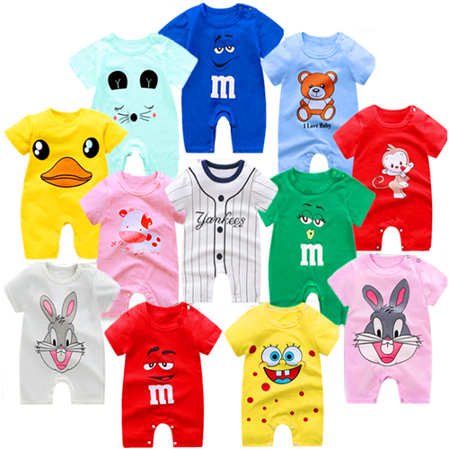 Newborn Baby Kids Boys Girls Infant Romper Jumpsuit Bodysuit Cotton Outfit Set