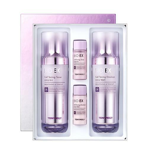 TONYMOLY BIO EX Cell Toning Skin Care Gift Set Brightenning& Tone up& Moisturiz TONYMOLY BIO EX Cell Toning Skin Care Gift Set Brightenning& Tone up& Moisturiz
