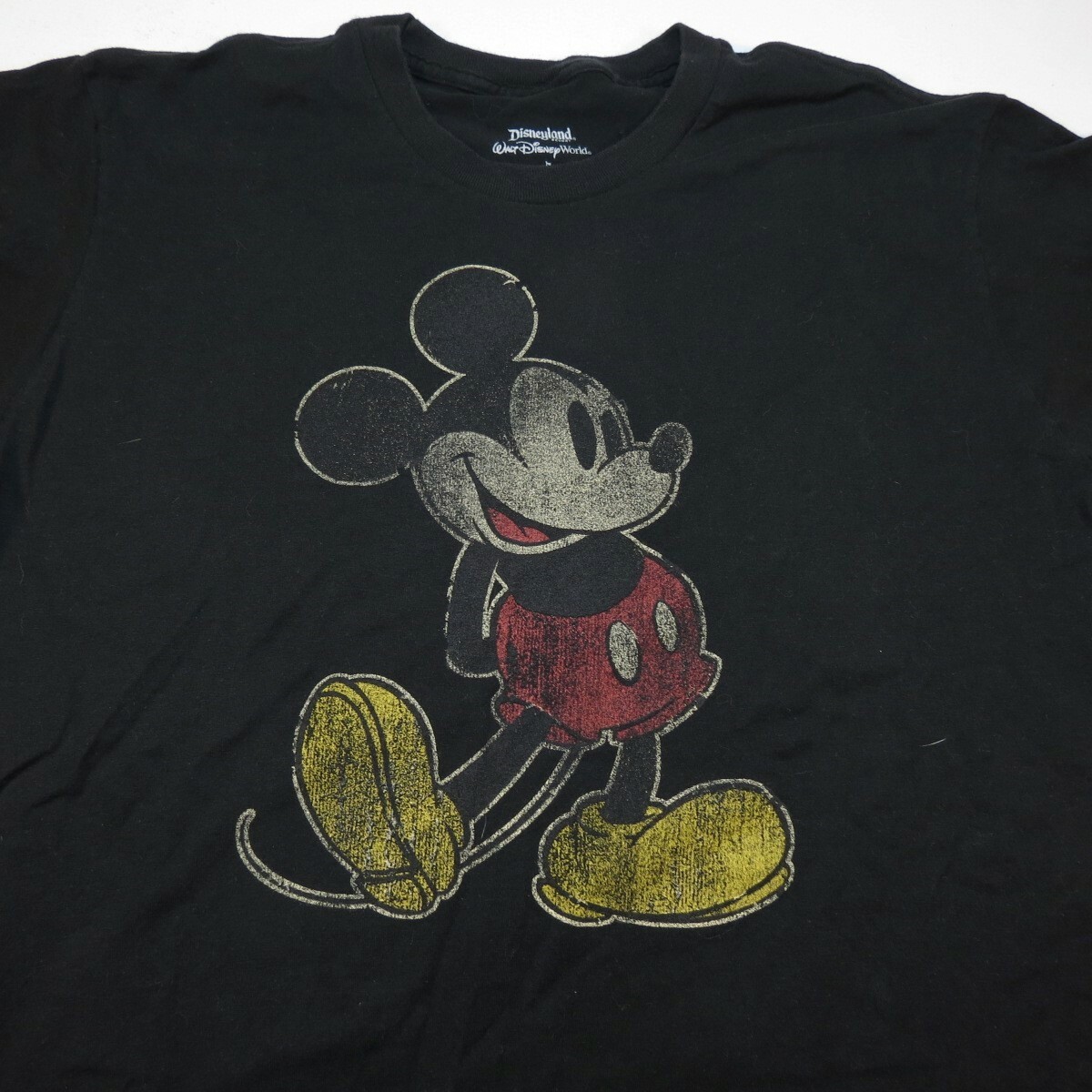 DISNEY DISNEYLAND MICKEY MOUSE VINTAGE STYLE TEE T SHIRT Sz Mens XL Black DISNEY DISNEYLAND MICKEY MOUSE VINTAGE STYLE TEE T SHIRT Sz Mens XL Black