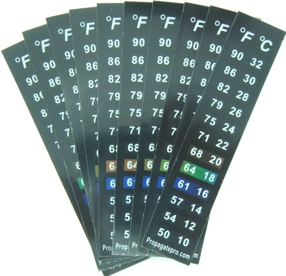 10 Stick On Thermometer Strip Adhesive Sticker Home Brewing Fermenting Aquarium 10 Stick On Thermometer Strip Adhesive Sticker Home Brewing Fermenting Aquarium