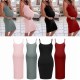 Women Maternity Spaghetti Strap Bodycon Dress Summer Sleeveless Casual Clothing Women Maternity Spaghetti Strap Bodycon Dress Summer Sleeveless Casual Clothing