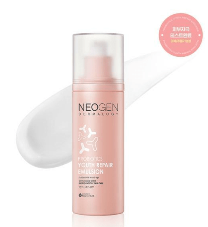 Neogen Dermalogy Probiotics Youth Repair Emulsion 100ml Anti-Aging K-Beauty Neogen Dermalogy Probiotics Youth Repair Emulsion 100ml Anti-Aging K-Beauty