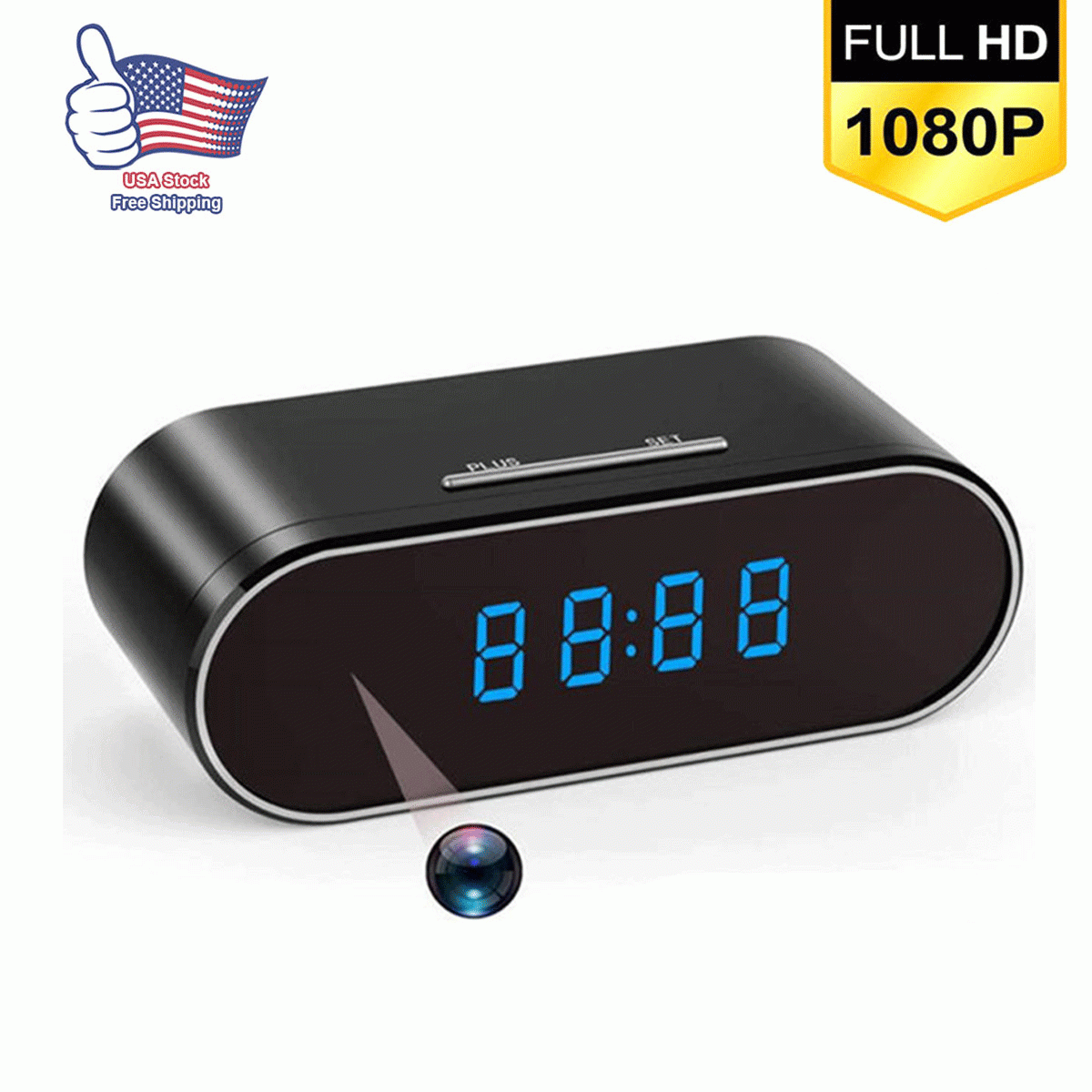 Spy Camera WiFi Hidden Wireless Night Vision Security Nanny Cam HD 1080P Alarm o Spy Camera WiFi Hidden Wireless Night Vision Security Nanny Cam HD 1080P Alarm o
