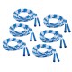 CHAMPION SPORTS (6 EA) PLASTIC JUMP ROPE BLUE WHITE PR9BN CHAMPION SPORTS (6 EA) PLASTIC JUMP ROPE BLUE WHITE PR9BN