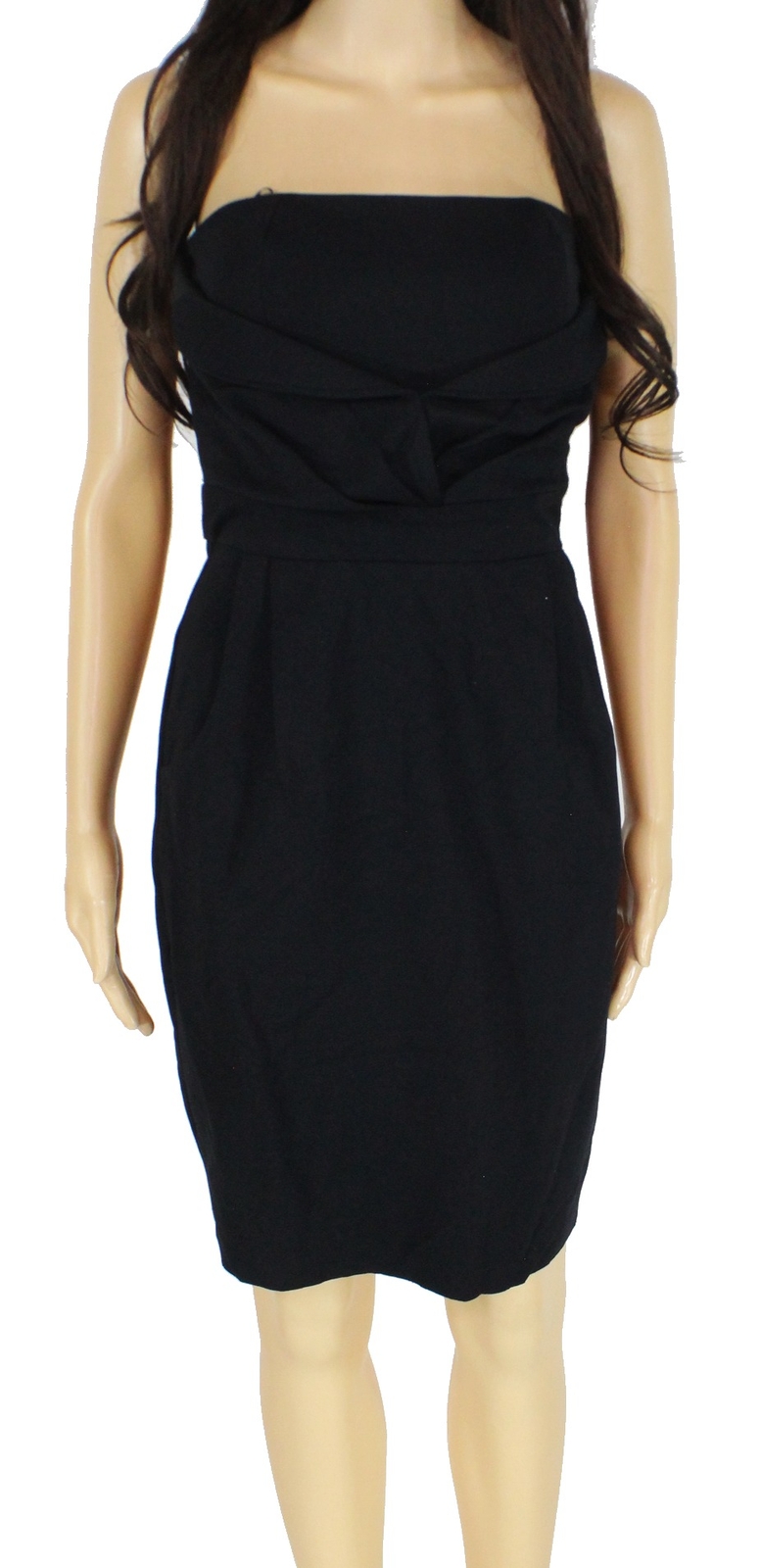 Jump Apparel Junior’s Deep Black Size XS Strapless Stretch Pocketed $69 205