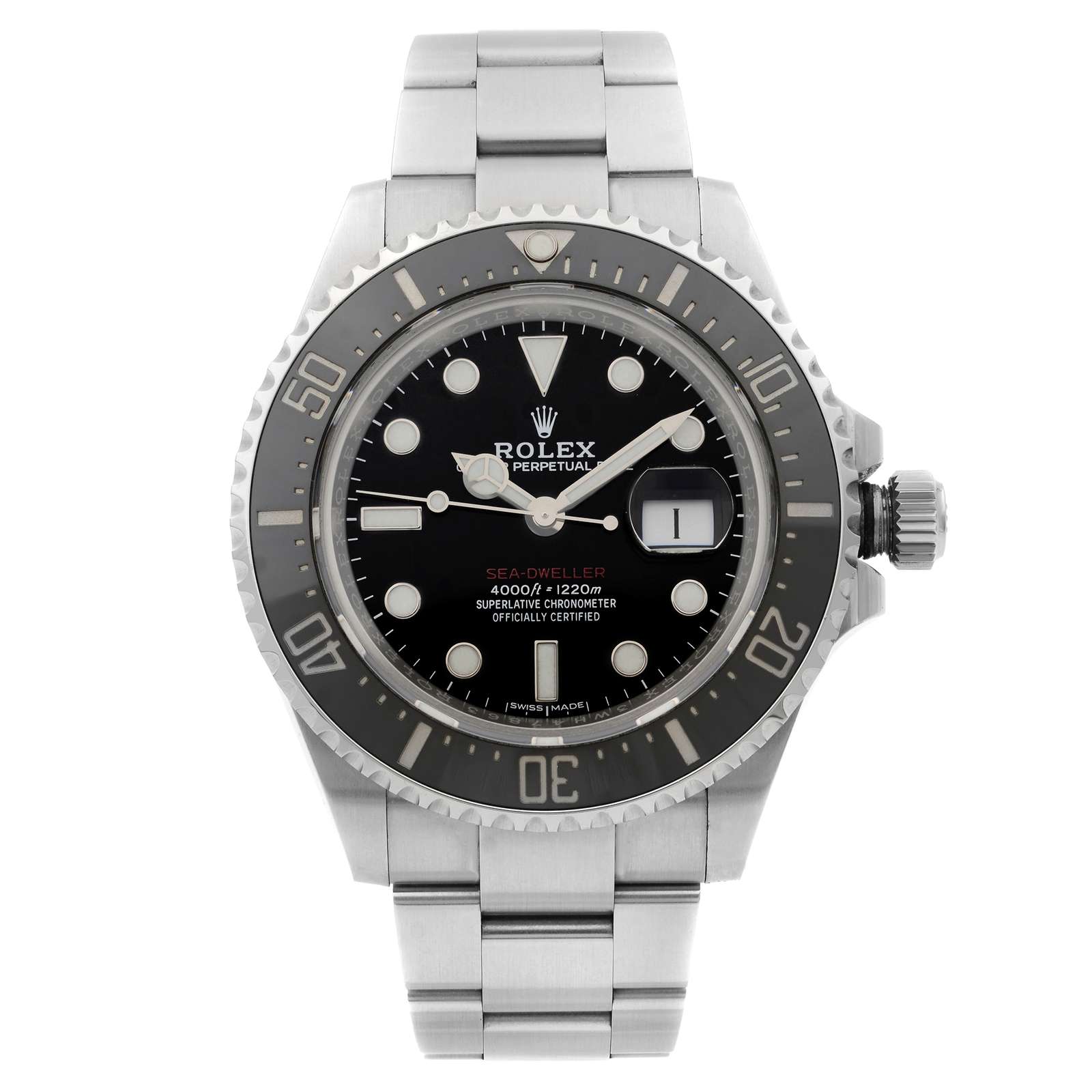 Rolex Sea-Dweller 43mm Steel Ceramic Black Dial Red Liner Mens Watch 126600 Rolex Sea-Dweller 43mm Steel Ceramic Black Dial Red Liner Mens Watch 126600