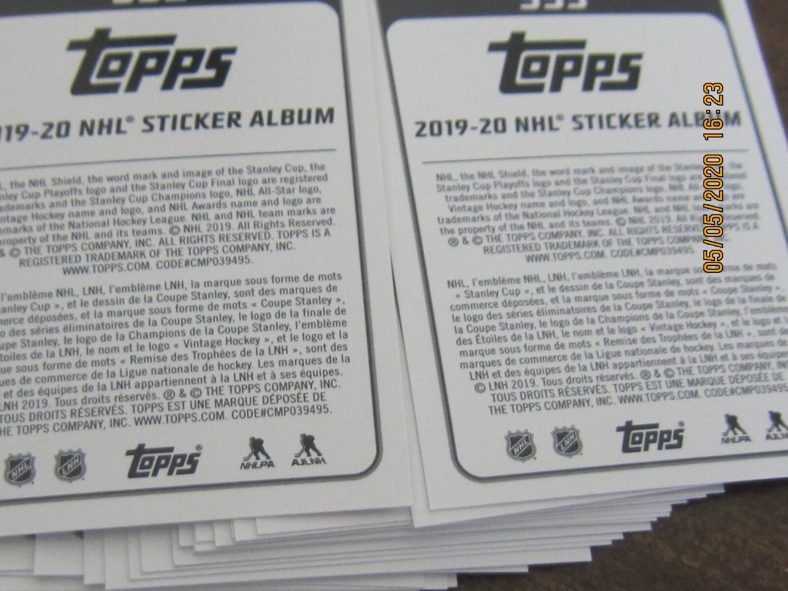 2019-20 TOPPS NHL STICKERS-LOW PRICE-2 FOR 1= ONLY alt= 2019-20 TOPPS NHL STICKERS-LOW PRICE-2 FOR 1= ONLY alt=