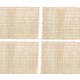 Eyelet Loom Natural Abaca Fibers Kitchen or Dining Room Placemats Set of 4 Eyelet Loom Natural Abaca Fibers Kitchen or Dining Room Placemats Set of 4