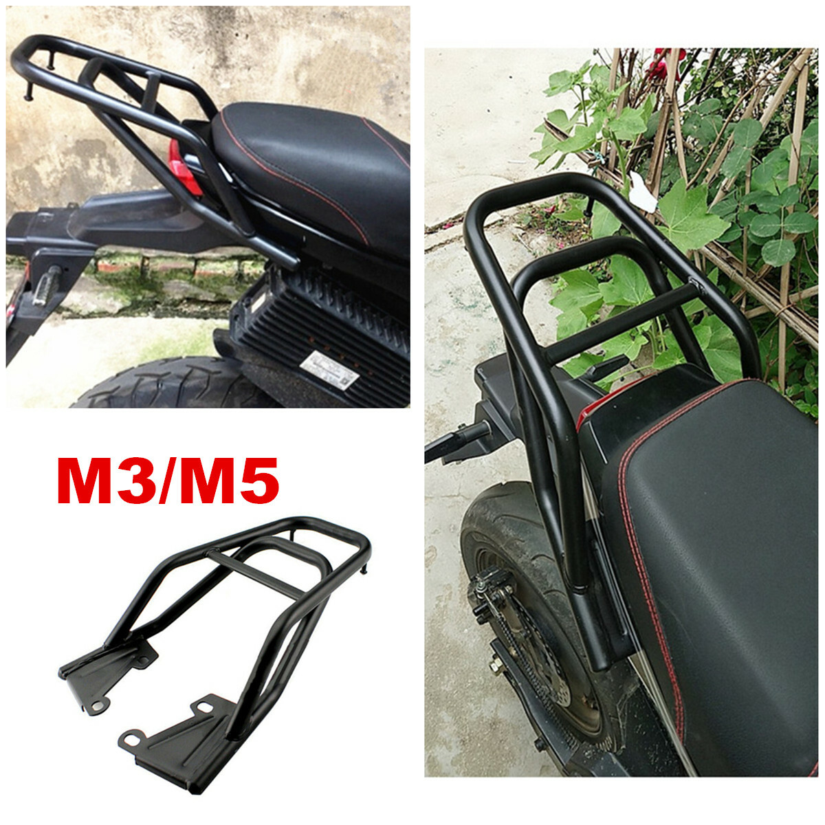 Motorcycle Accessories Armrest Rear Shelf Refitted Box Tail Fin Strong Structure Motorcycle Accessories Armrest Rear Shelf Refitted Box Tail Fin Strong Structure
