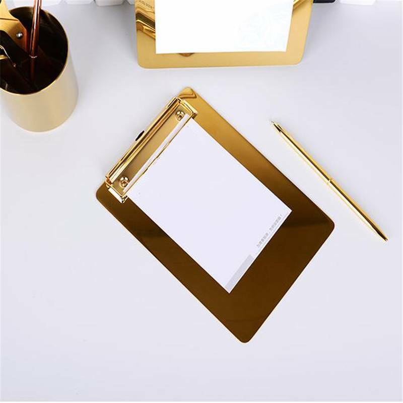 Stainless Steel Clip Board Folder Writing Clipboard Office Desk Accessories YI Stainless Steel Clip Board Folder Writing Clipboard Office Desk Accessories YI