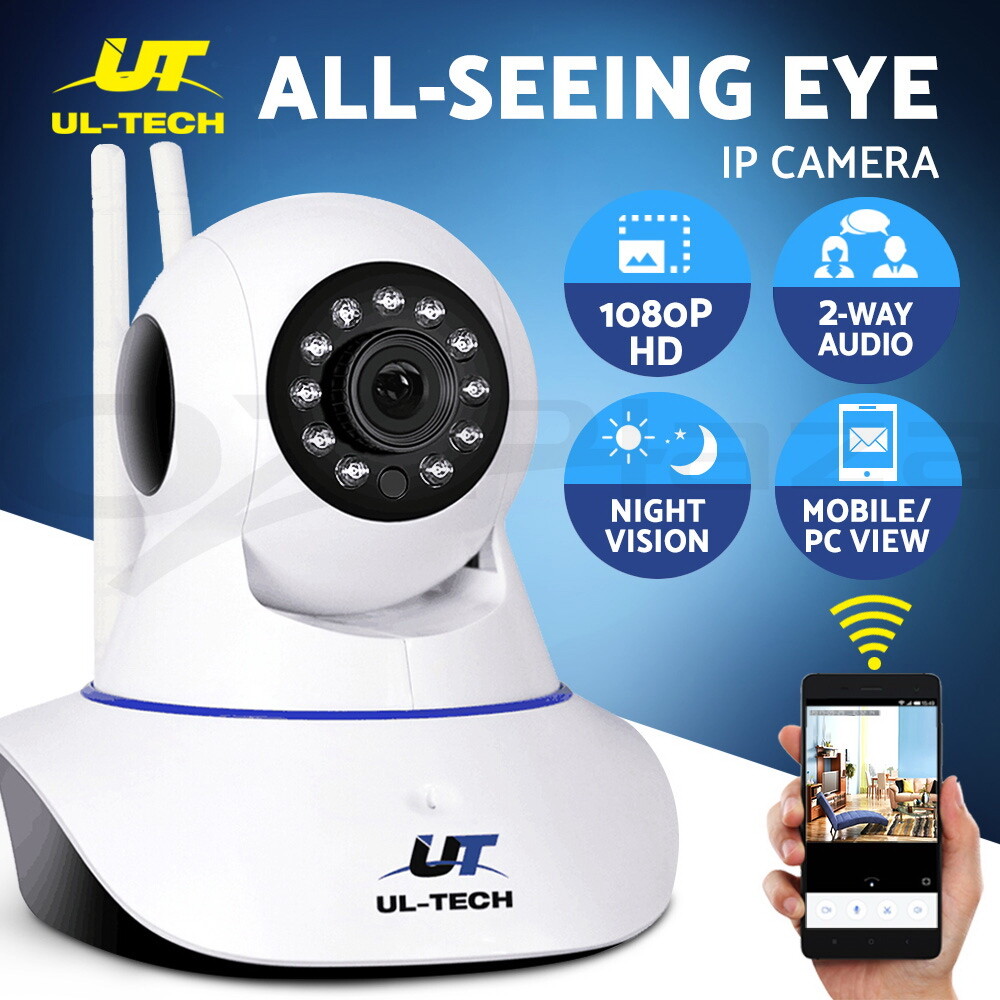UL-tech Wireless IP Camera CCTV Security System Home Baby Pet Monitor 1080P HD