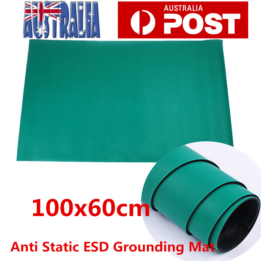 Desktop Anti Static ESD Grounding Mat Pad for PC Laptop Tablet Repair 100X60cm Desktop Anti Static ESD Grounding Mat Pad for PC Laptop Tablet Repair 100X60cm