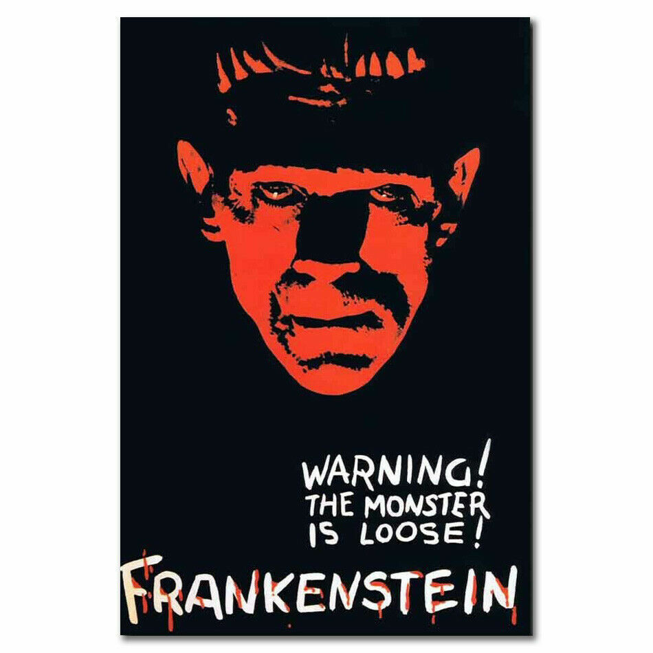 19K Frankenstein Universal Monsters Horror Movie Silk Cloth 38 Poster Decor 19K Frankenstein Universal Monsters Horror Movie Silk Cloth 38 Poster Decor