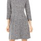 Connected Apparel Women’s Sweater Dress Gray Size 10 A-Line Pleat #075 Connected Apparel Women’s Sweater Dress Gray Size 10 A-Line Pleat #075