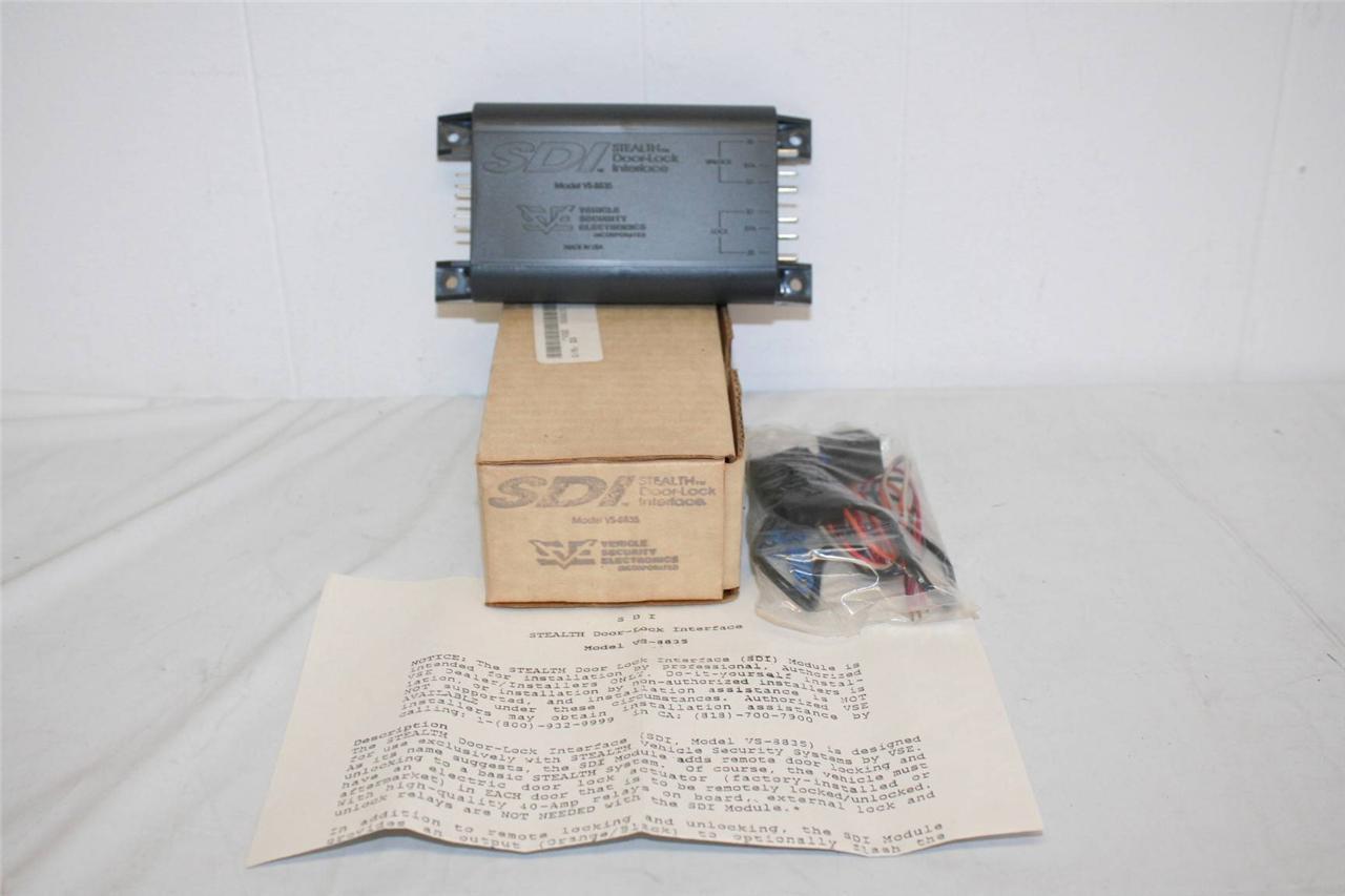 Vehicle Security Electronics STEALTH Door-Lock Interface SDI Module VS-8835 Vehicle Security Electronics STEALTH Door-Lock Interface SDI Module VS-8835
